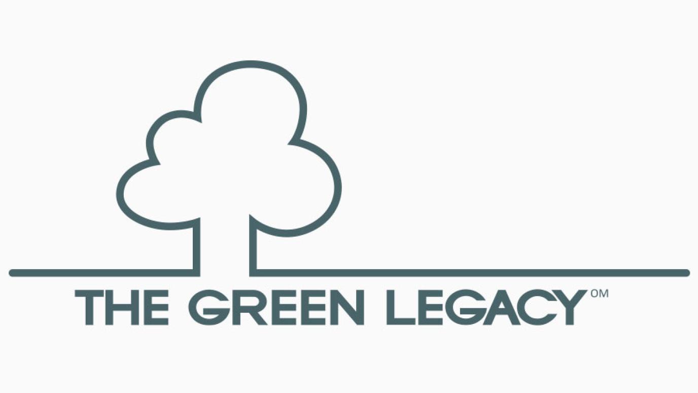 Green Legacy logo with outline of a tree
