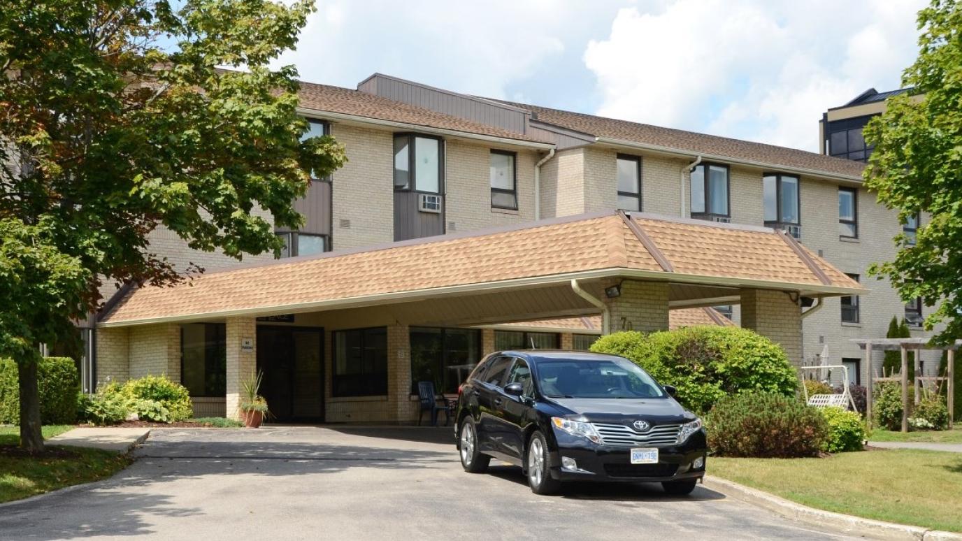 Exterior of 70 Woodlawn Road, Guelph.