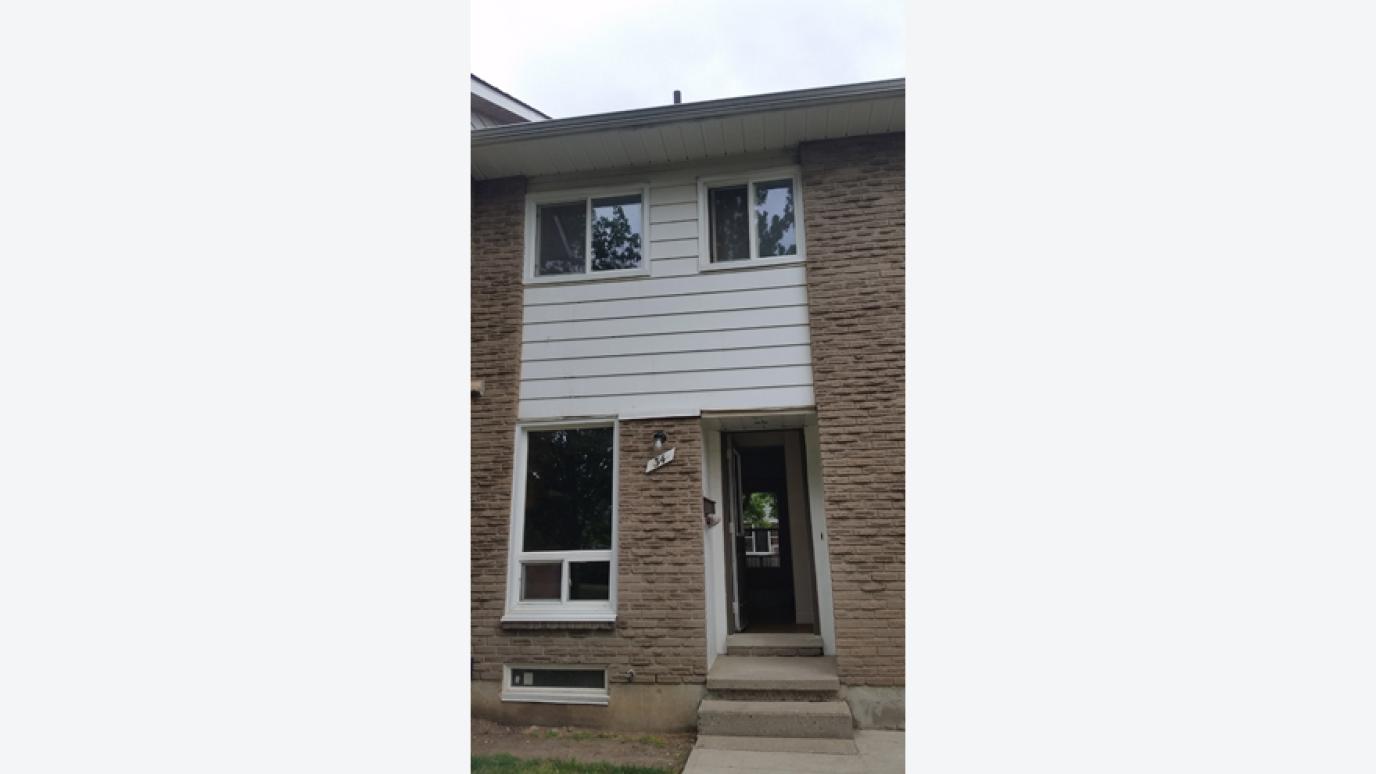 Front view of a house