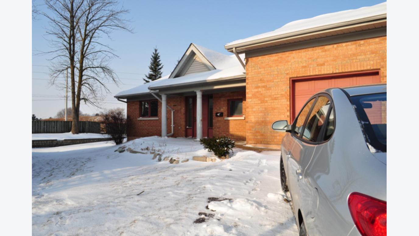 Front view of the accessible unit