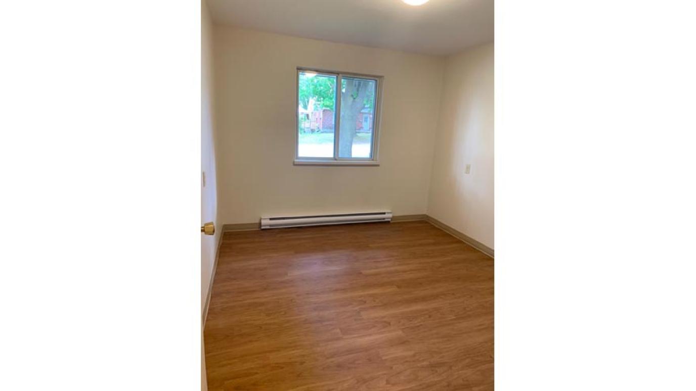 Bedroom View. No Furniture