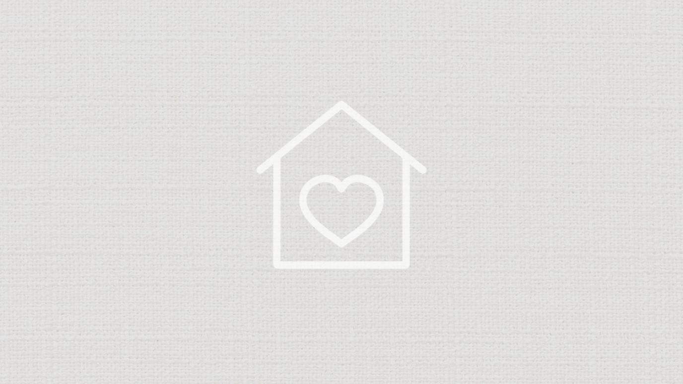 Heart inside a house