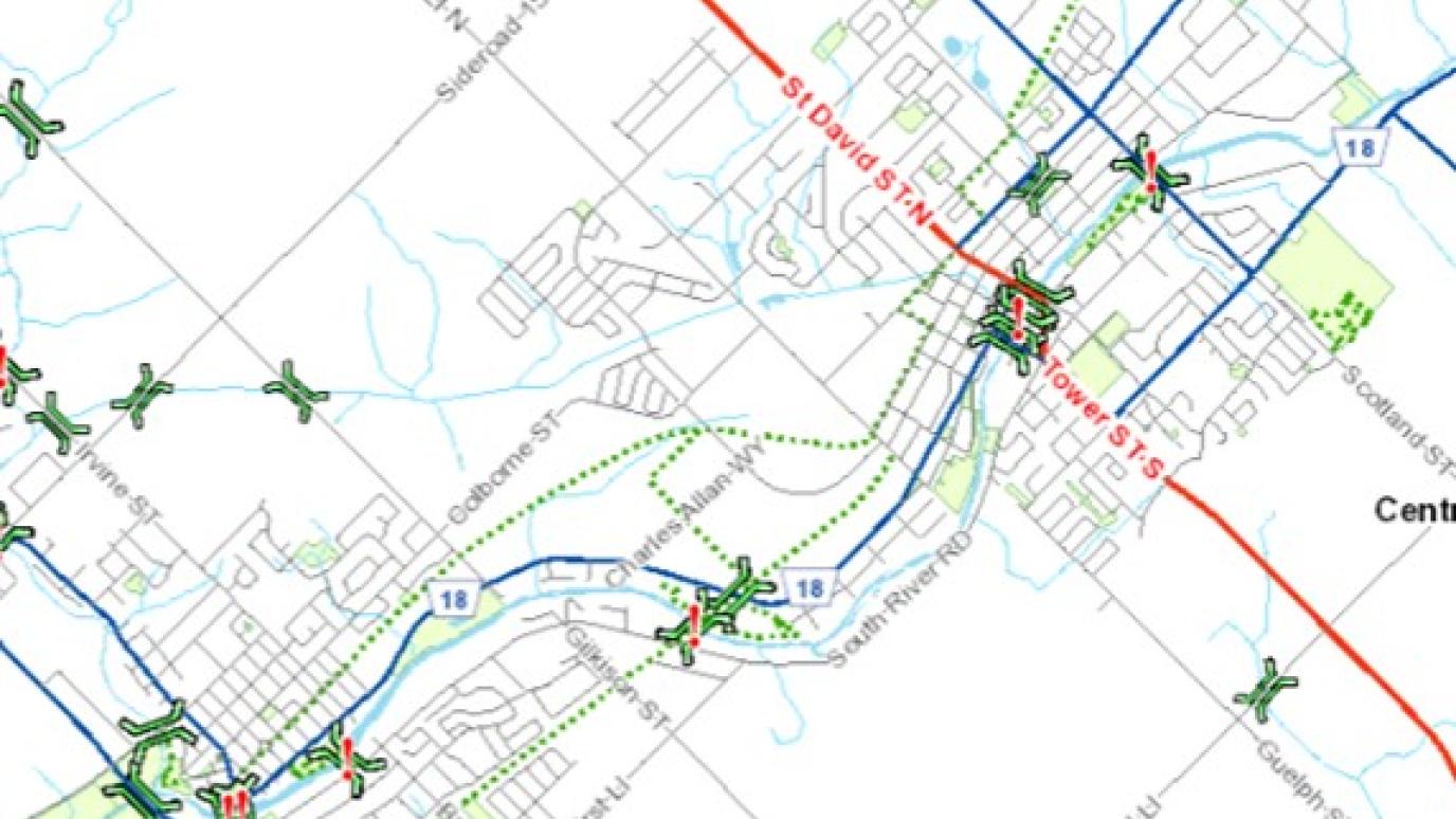 GIS map of Centre Wellington