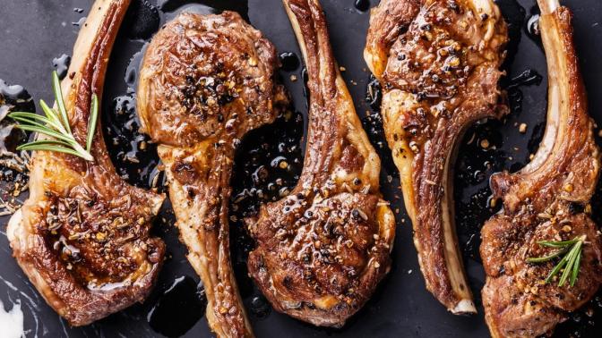 marinated lamb chops with rosemary