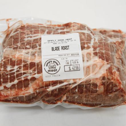 packaged beef blade roast