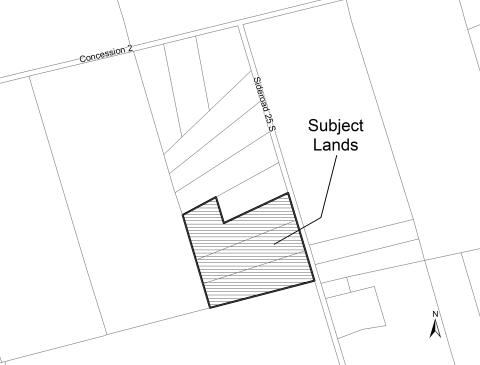 subject lands map
