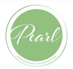 A logo for Pearl Performance Inc. A green circle is overlayed with the word "Pearl" in white. Below it, in green text, is "Performance Incorporated".