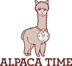 Alpaca time logo