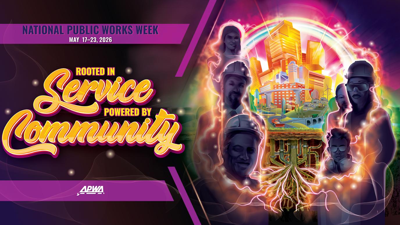 National Public Works Week logo for 2026