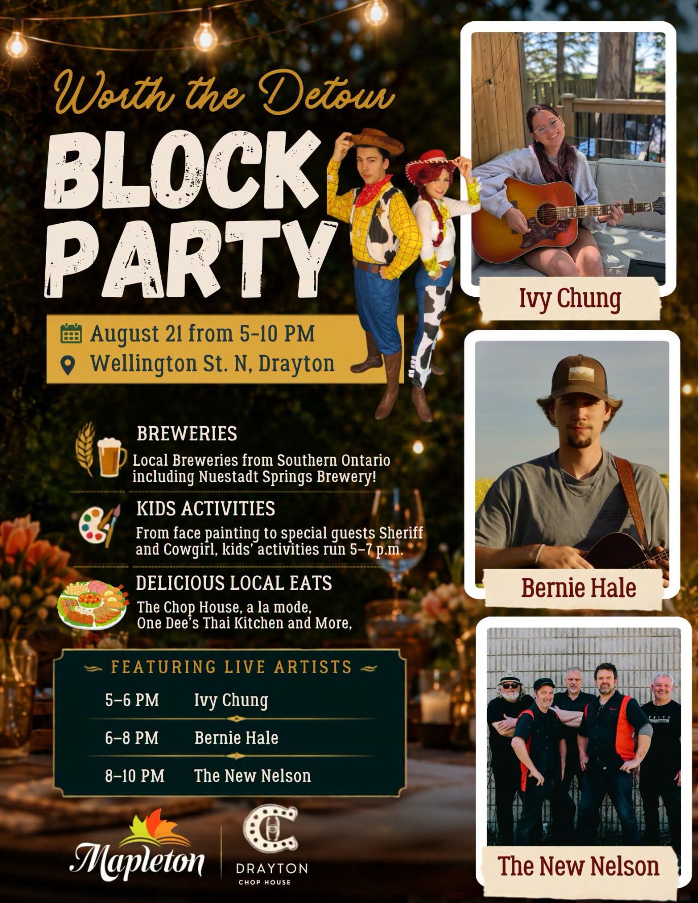 Block party flyer
